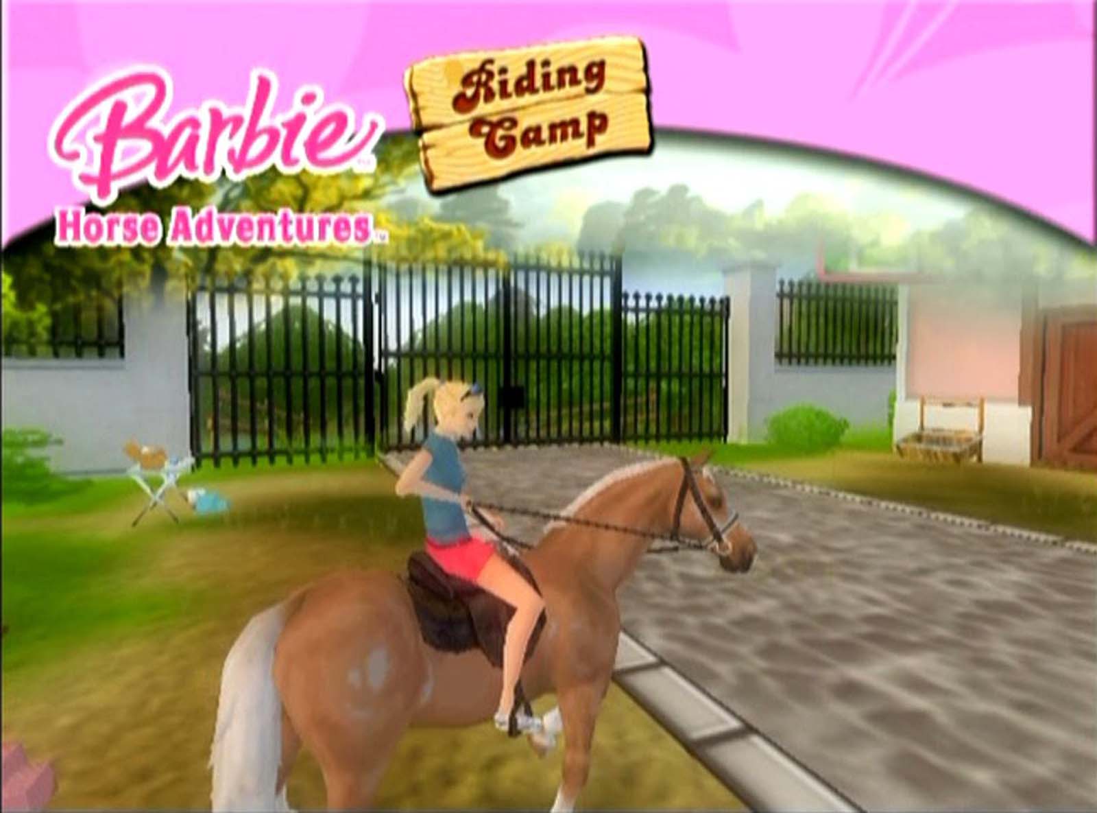 barbie horse playset