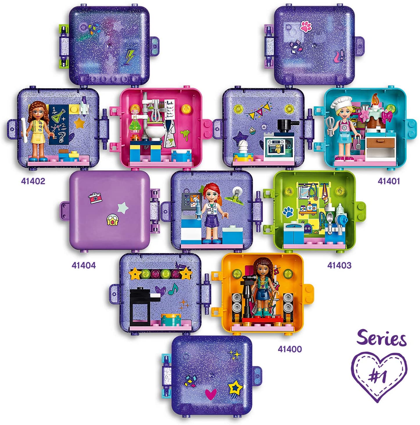 lego friends play cube series 3