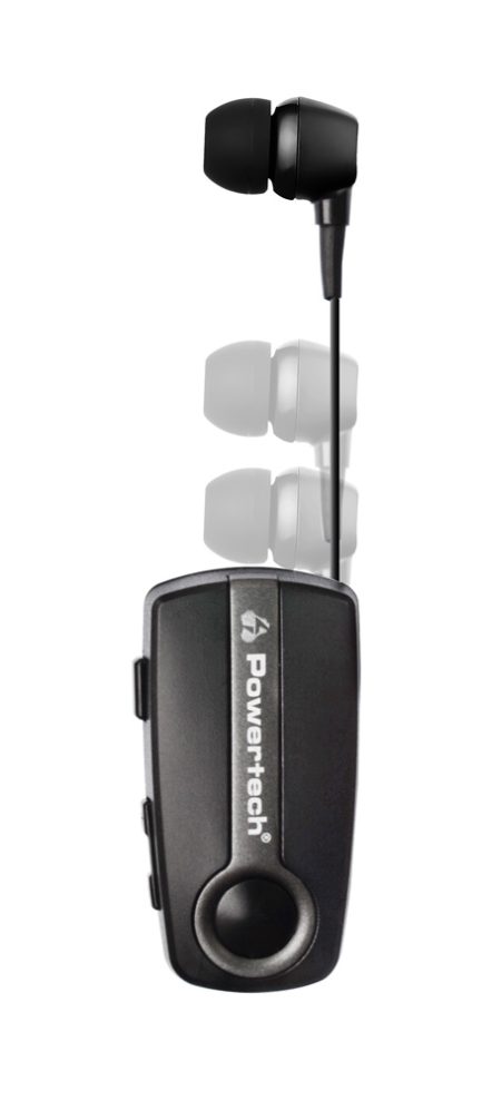 Powertech Klipp 2 In-ear Bluetooth Handsfree Ακουστικό Πέτου Γκρι (PT-998) - Image 2