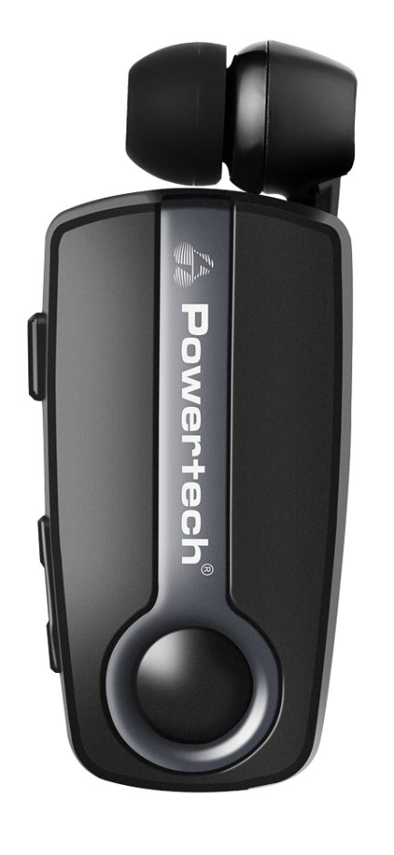 Powertech Klipp 2 In-ear Bluetooth Handsfree Ακουστικό Πέτου Γκρι (PT-998) - Image 3