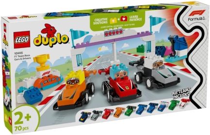 LEGO® DUPLO® Town: F1® Team Race Cars & Drivers (10445) - Image 2