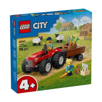 LEGO® City: Red Farm Tractor with Trailer & Sheep (60461) - Image 2