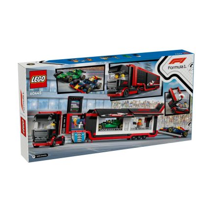 LEGO® City: F1® Truck with RB20 & AMR24 F1® Cars (60445) - Image 3