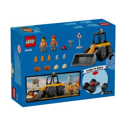 LEGO® City: Yellow Construction Wheel Loader (60450) - Image 3