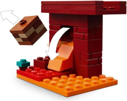 LEGO® Minecraft®: The Nether Lava Battle (21266) - Image 4