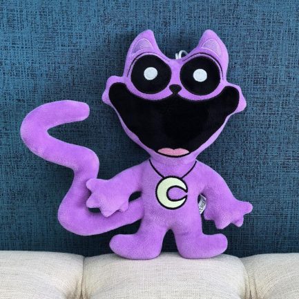 Λούτρινο Smiling Critters Plush Toy, Luminous Catnap Plush (Purple/Black) (0961-3) 28CM - Image 2