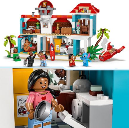 Lego Disney Lilo and Stitch Beach House για 9+ Ετών 834τμχ (43268) - Image 2