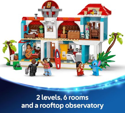 Lego Disney Lilo and Stitch Beach House για 9+ Ετών 834τμχ (43268) - Image 4