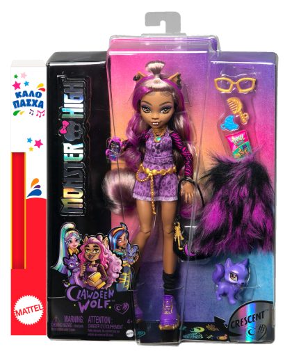 Παιχνιδολαμπάδα Mattel Monster High: Crescent - Clawdeen Wolf Doll (HHK52)