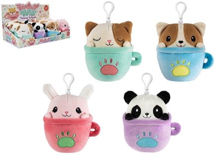 Μπρελόκ Λούτρινο Teacup Friends Plush Clip On 10CM (PM456181)(Τυχαία επιλογή)