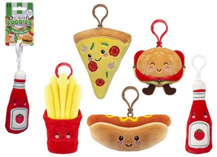 Μπρελόκ Λούτρινο Softlings Fast Food Foodies Clip On 12CM (PM456186) (Τυχαία επιλογή)