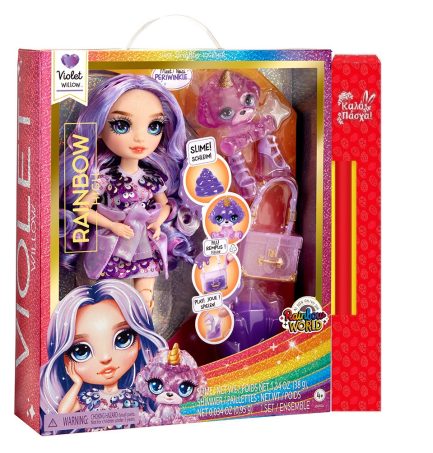 Παιχνιδολαμπάδα MGA Rainbow High: Violet Willow - (Purple) Doll & Slime (120223-EU)