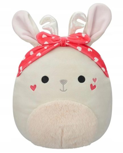 Λούτρινο Squishmallows Coralie Κουνέλι Valentine S Plush 20cm JWSQ1339/SQVA01340