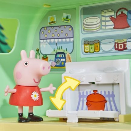 Παιχνιδολαμπάδα Hasbro Peppa Pig - Peppa's Caravan (F8863) - Image 4