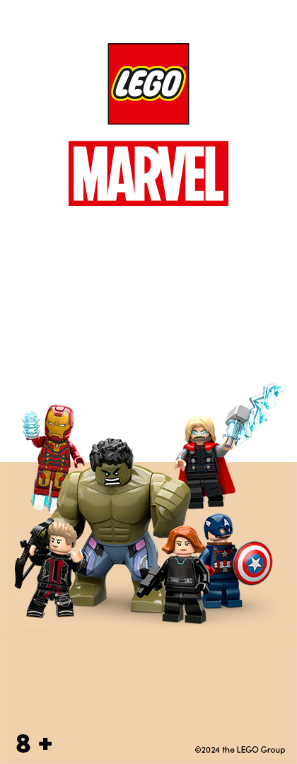 LEGO® Marvel left side banner