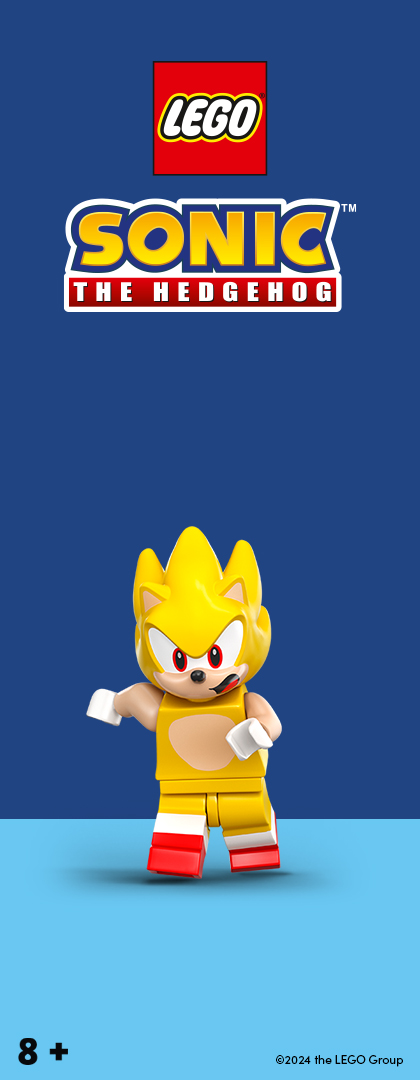 LEGO® Sonic The Hedgehog left side banner